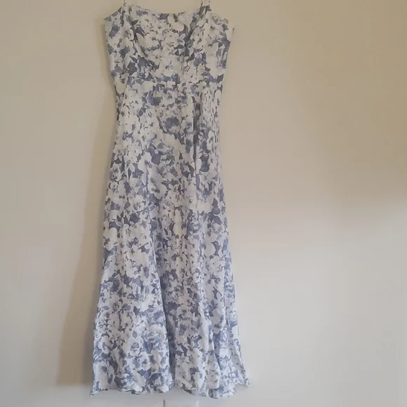 NWOT REFORMATION MONETTE LINEN MIDI DRESS , SZ:4 - Picture 5 of 12